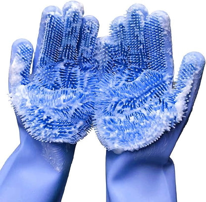 Dishwashing Cleaning Gloves Magic Silicone