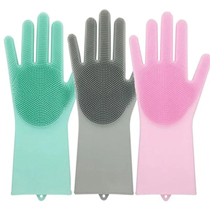 Dishwashing Cleaning Gloves Magic Silicone